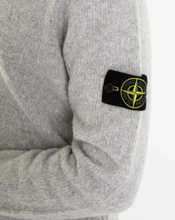 Heren Crew Neck Knitted Grijs