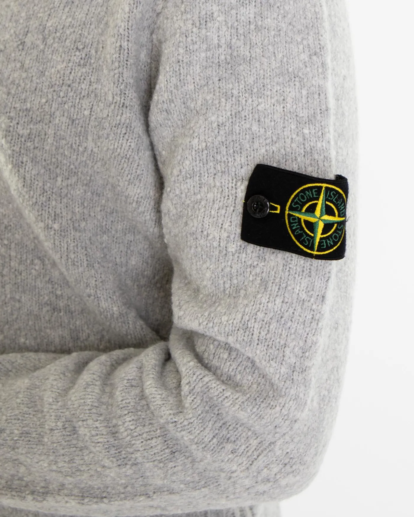 Heren Crew Neck Knitted Grijs