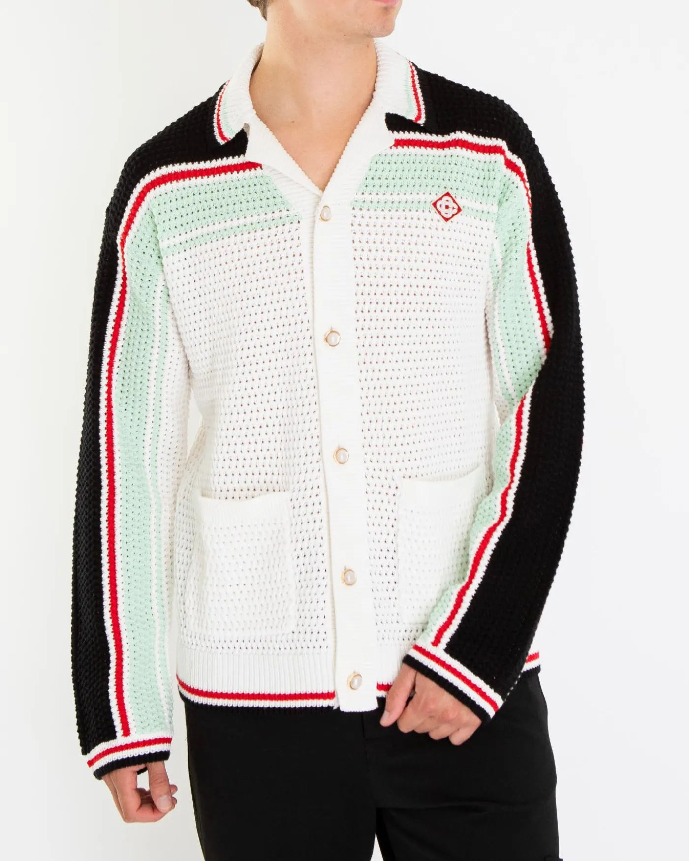 Heren Crochet Shirt