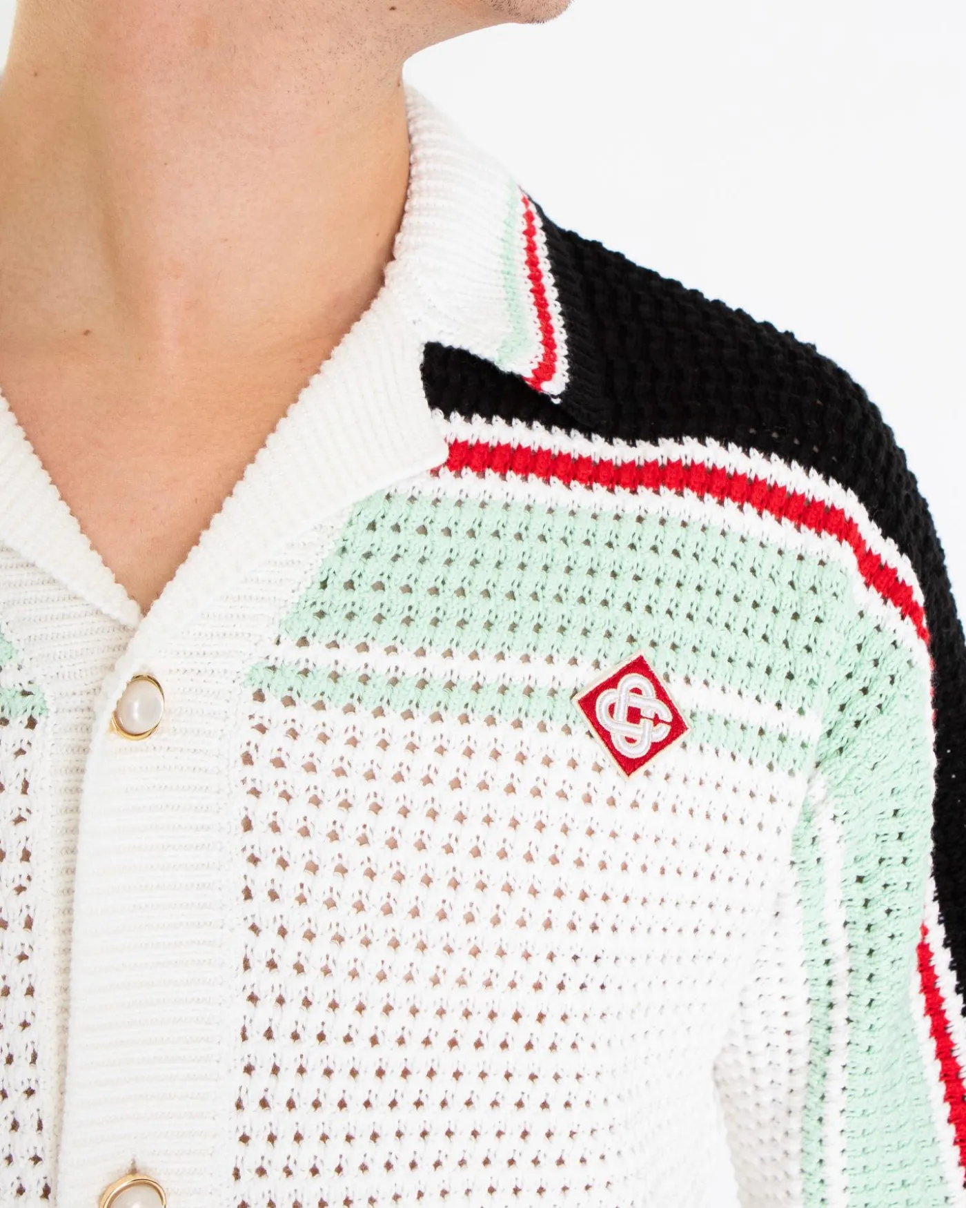Heren Crochet Shirt