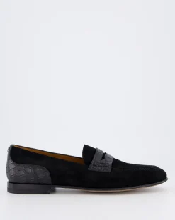 Heren DG Plaque Loafer Zwart