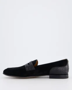 Heren DG Plaque Loafer Zwart