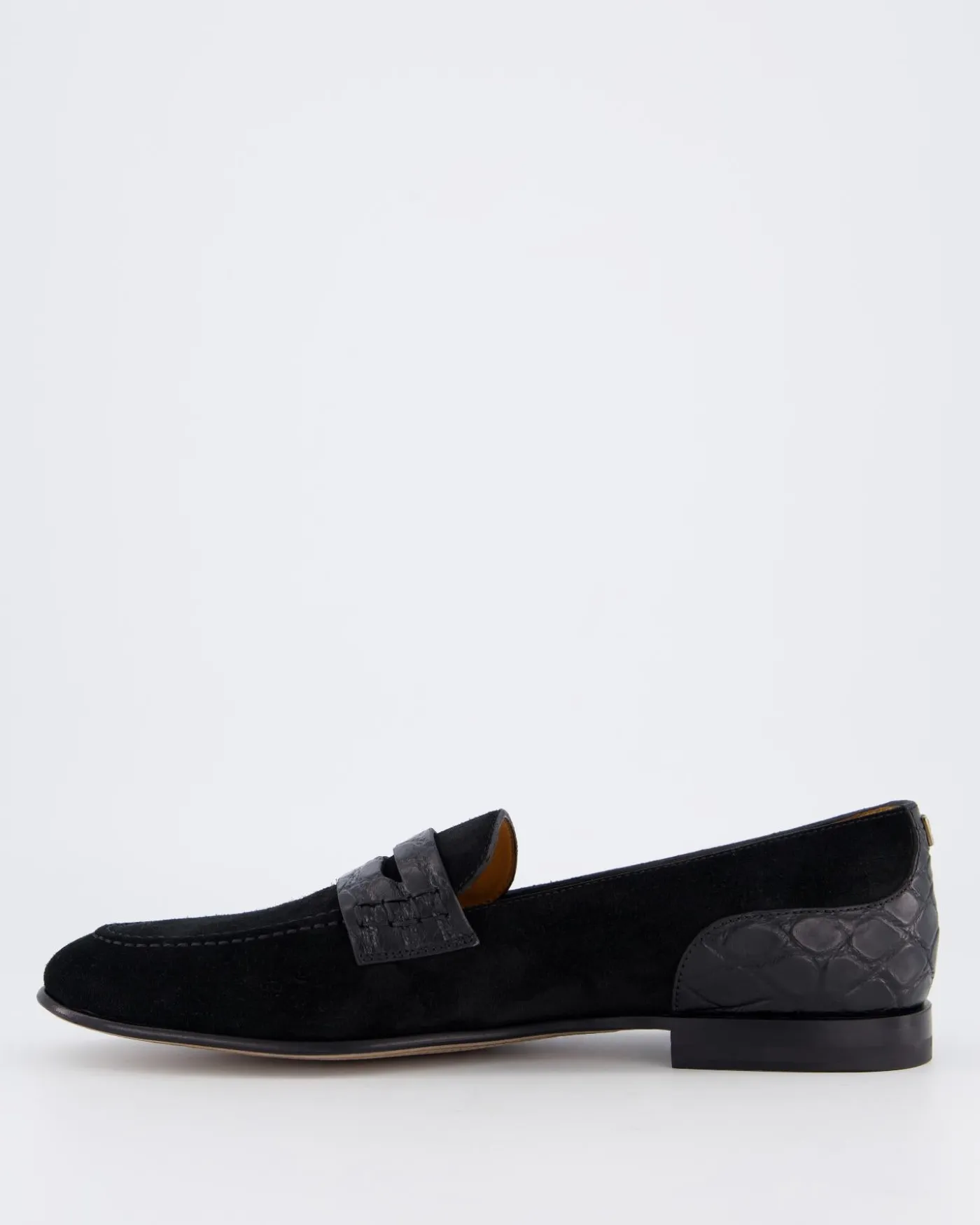Heren DG Plaque Loafer Zwart