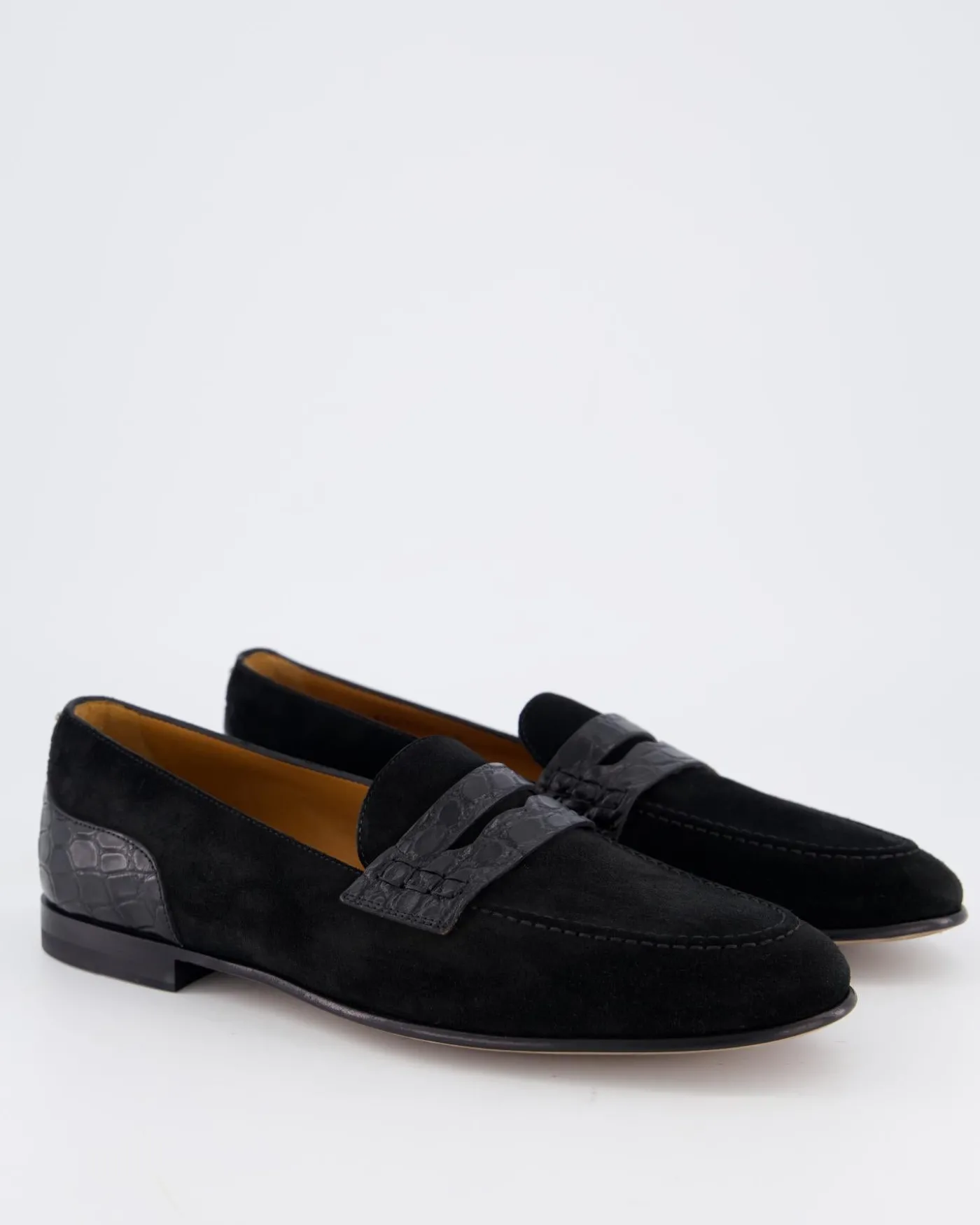 Heren DG Plaque Loafer Zwart