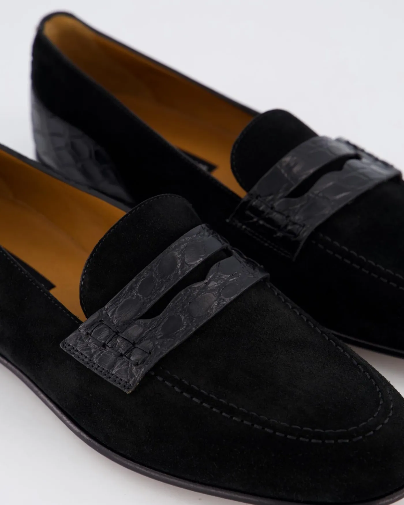 Heren DG Plaque Loafer Zwart