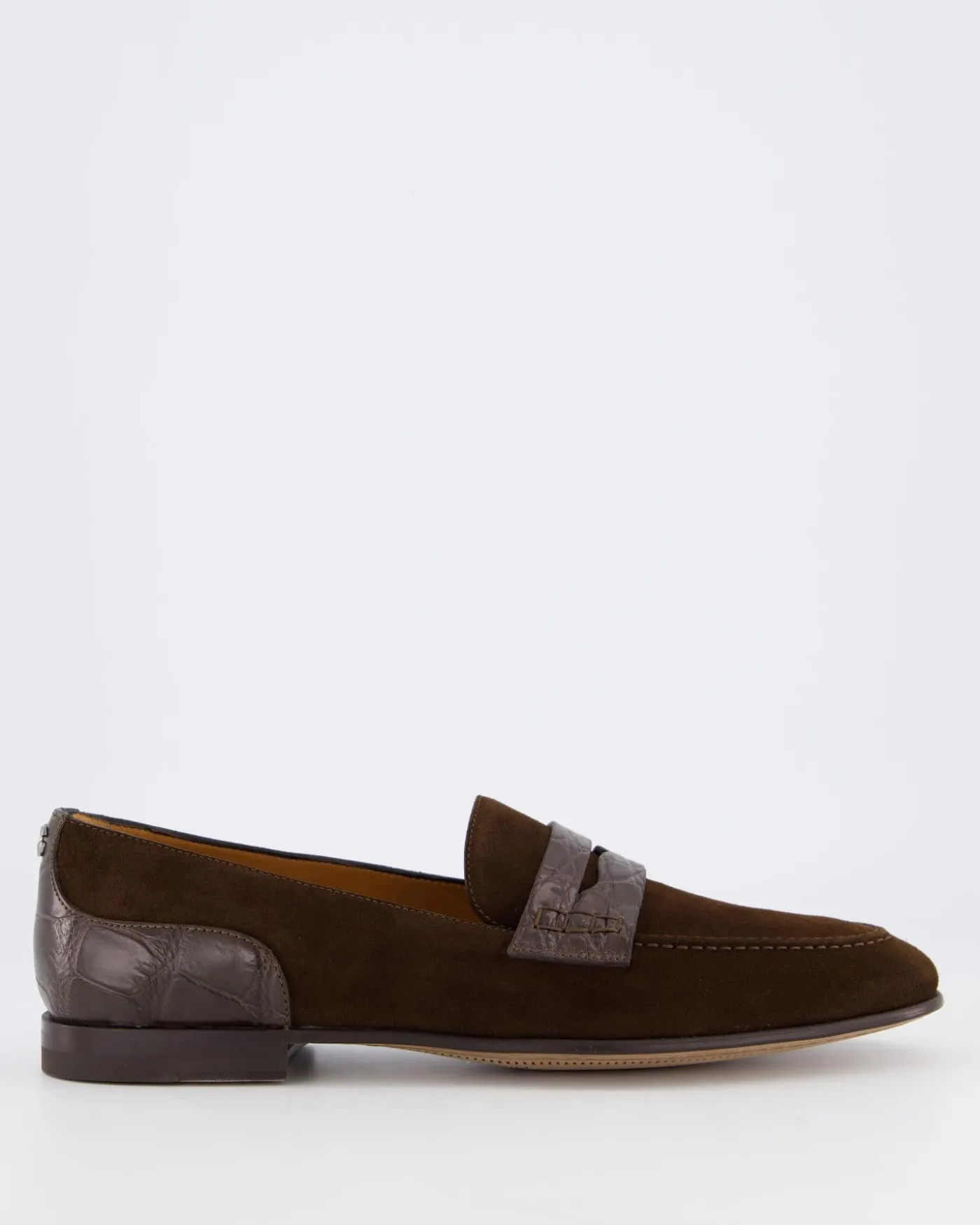 Heren DG Plaque Loafers Bruin