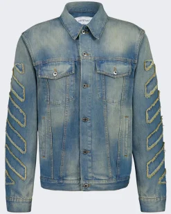Heren Diag Patch Skate Denim