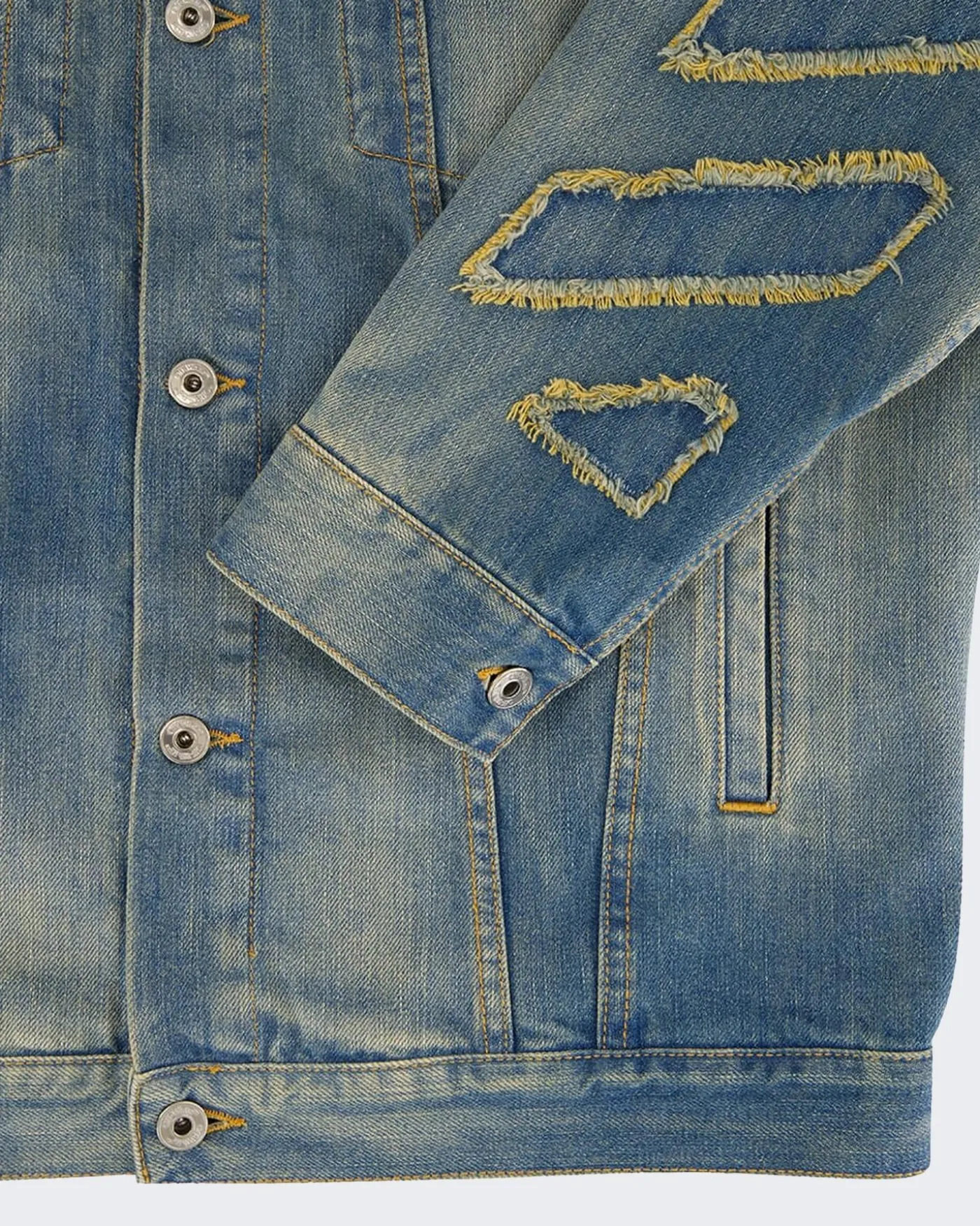 Heren Diag Patch Skate Denim