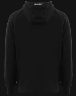 Heren Diagonal Raised Zipped Zwart