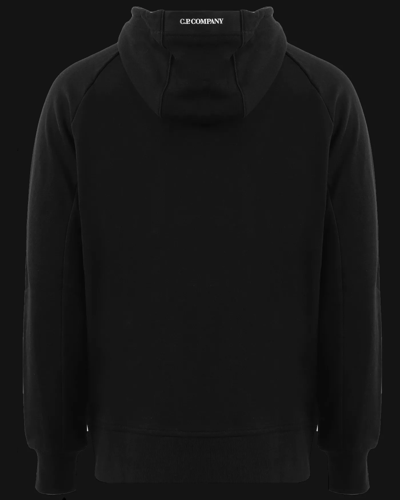 Heren Diagonal Raised Zipped Zwart