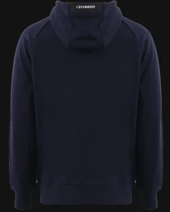 Heren Diagonal Raised Zipped Blauw