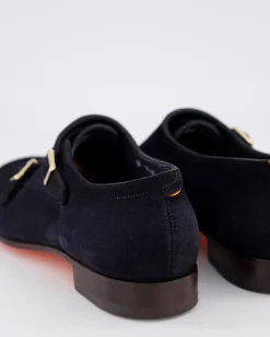 Heren Double Buckle Loafer Blauw