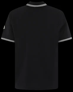 Heren Embroidered Logo Polo Blauw