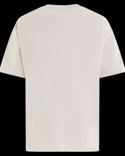 Heren Embroidered Serif TShirt Grijs