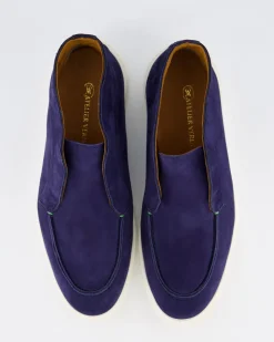Heren Enzo Nubuck Loafer Navy