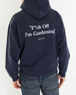 Heren F*Ck Off Hoodie Blauw