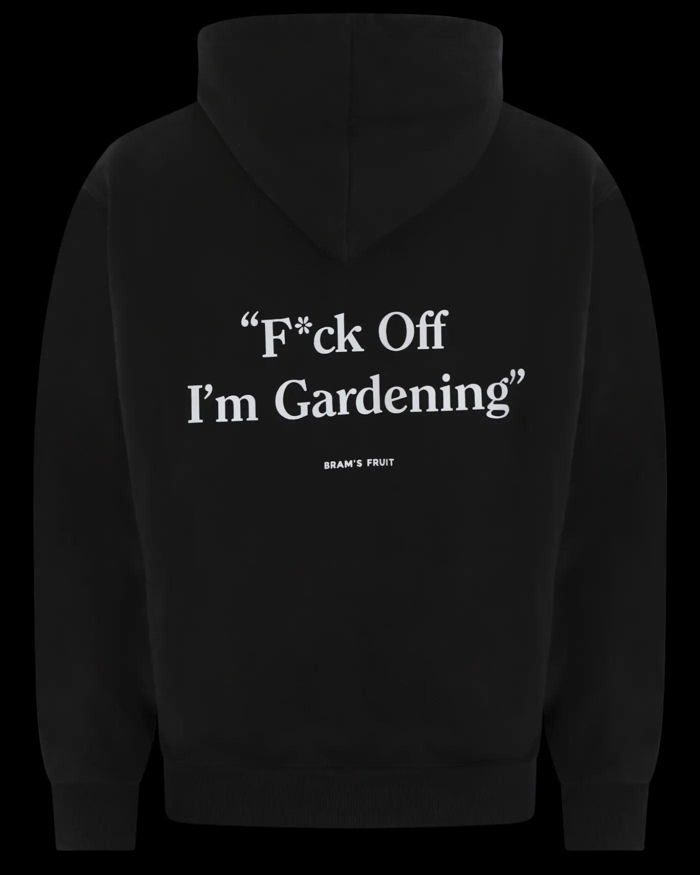 Heren F*Ck Off Hoodie Zwart