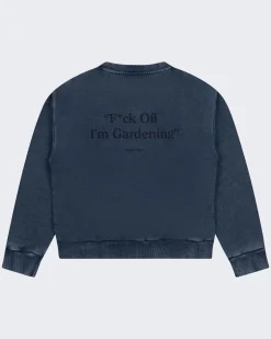 Heren F*ck Off Sweater Blauw