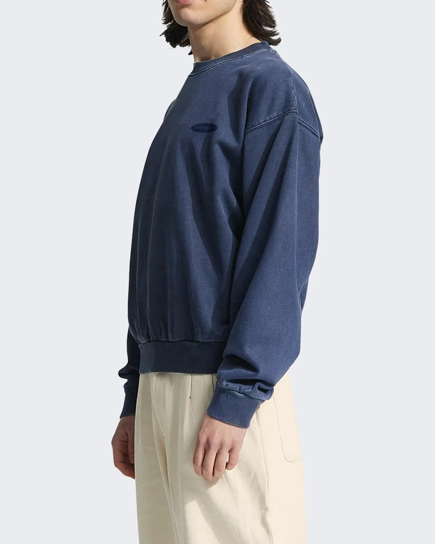 Heren F*ck Off Sweater Blauw