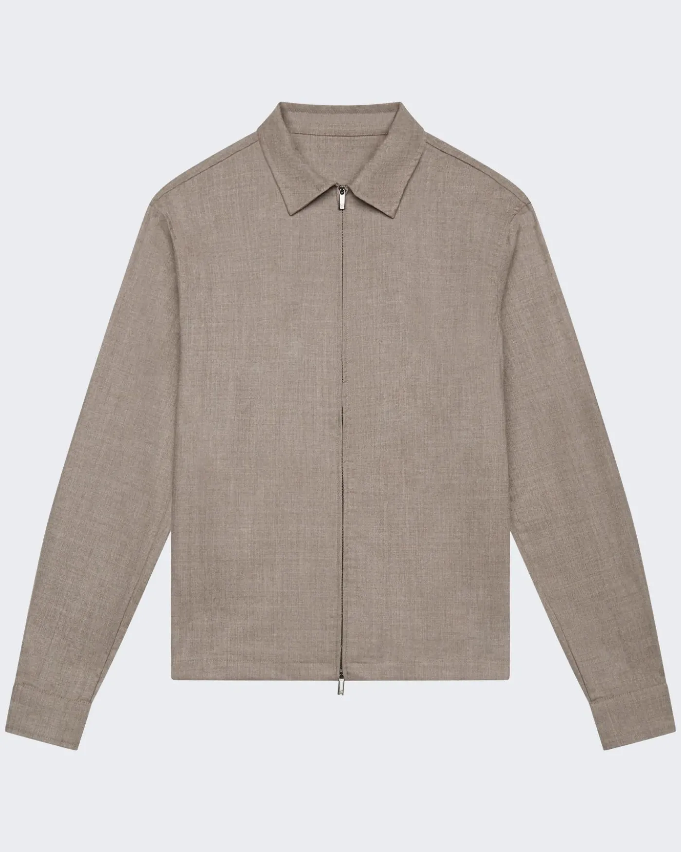 Heren FlannelStretch Overshirt Beige