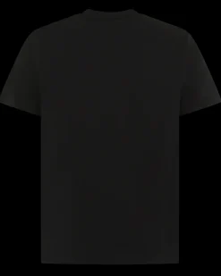Heren Flocked Logo T-Shirt Zwart