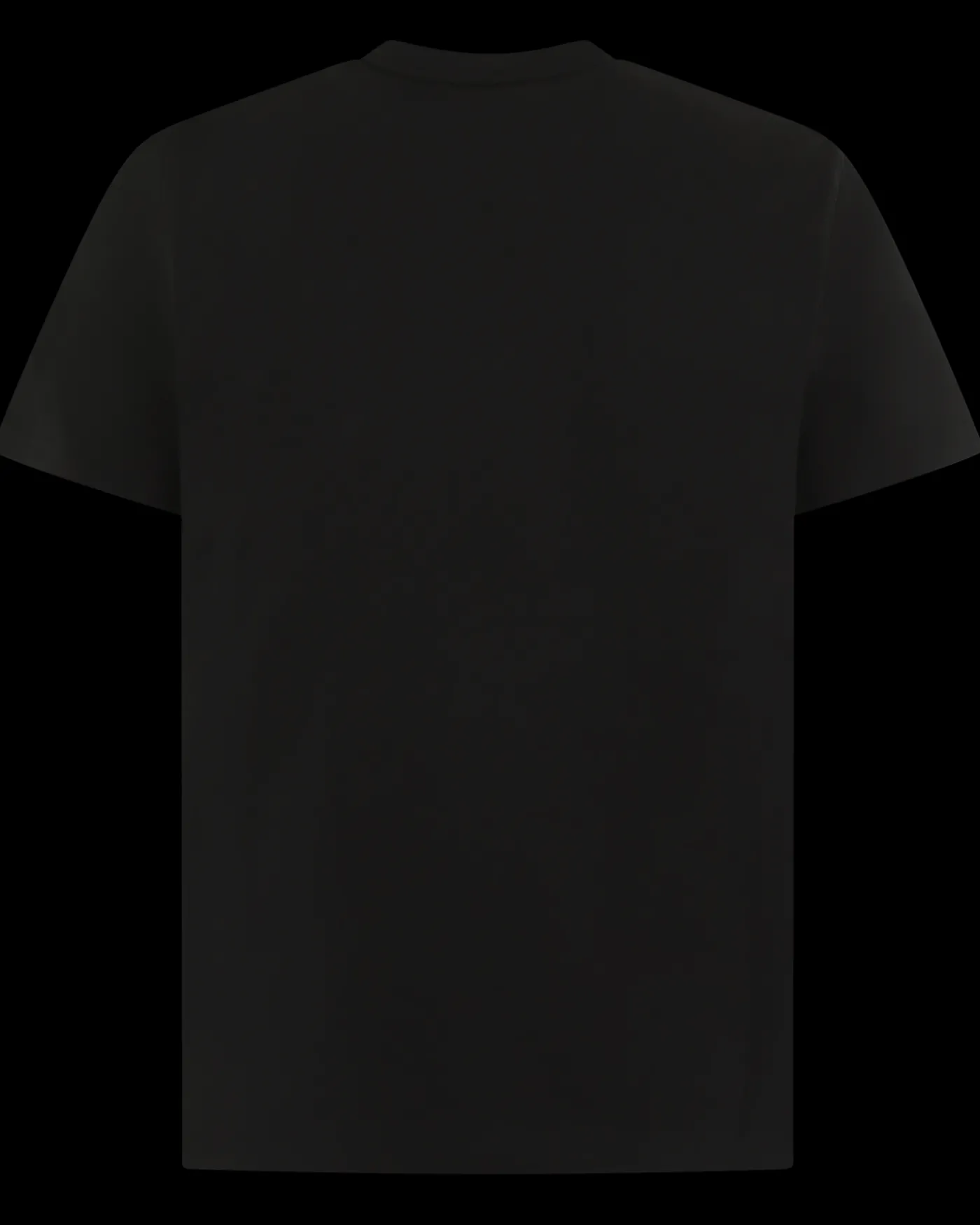 Heren Flocked Logo T-Shirt Zwart