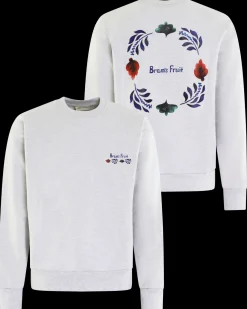 Heren Flora Sweater Grijs