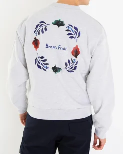 Heren Flora Sweater Grijs