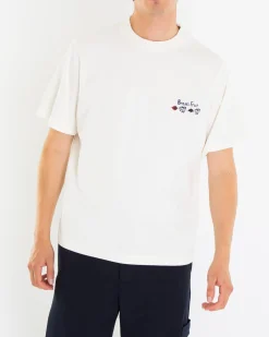 Heren Flora T-Shirt Wit