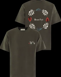 Heren Flora T-Shirt Zwart