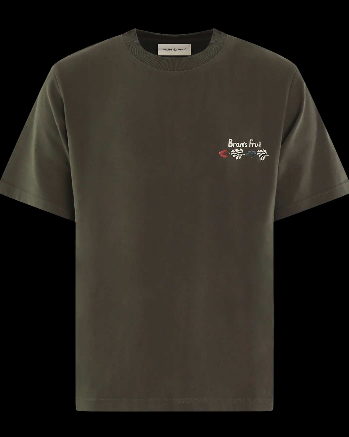 Heren Flora T-Shirt Zwart