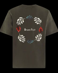 Heren Flora T-Shirt Zwart