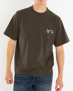 Heren Flora T-Shirt Zwart