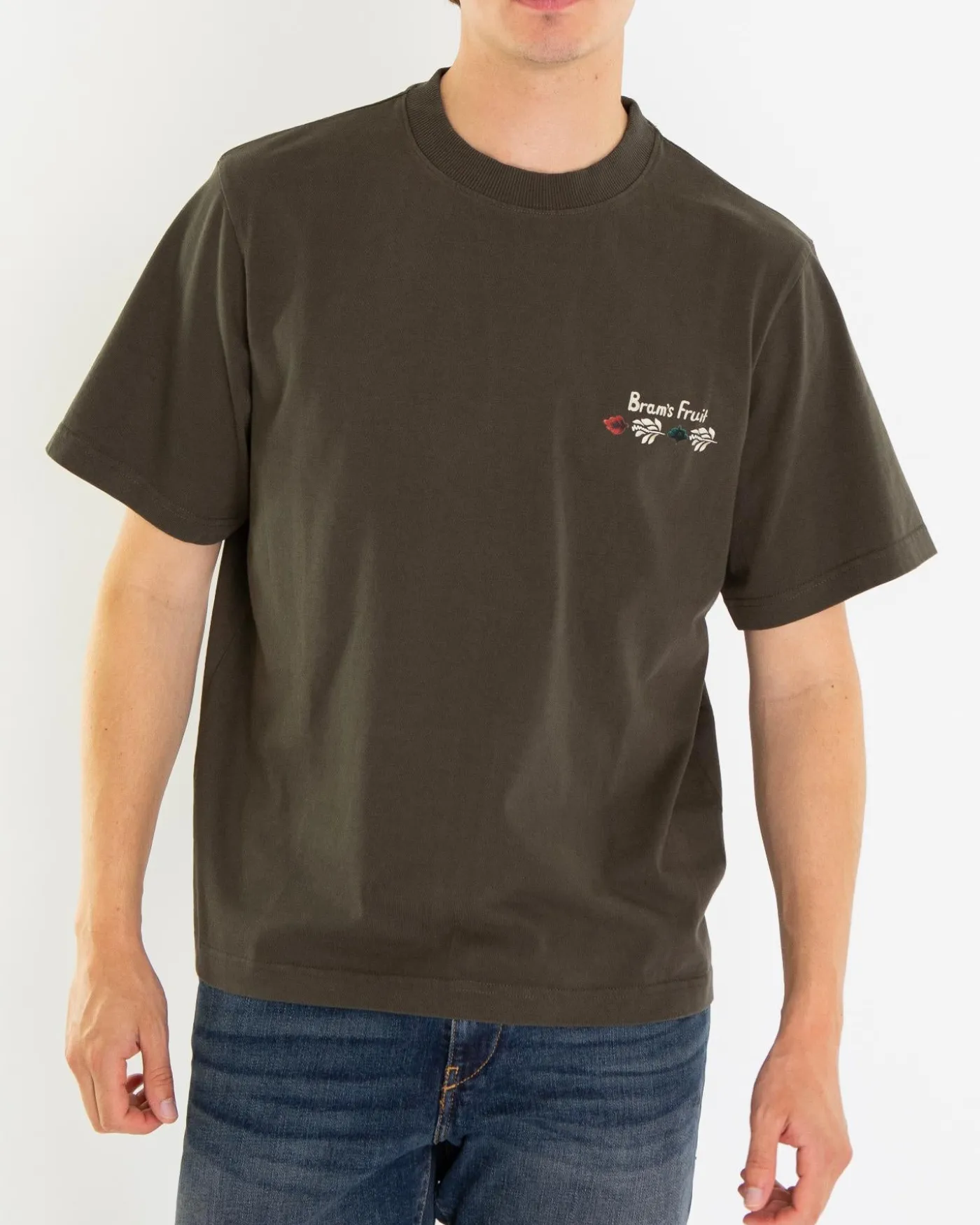 Heren Flora T-Shirt Zwart