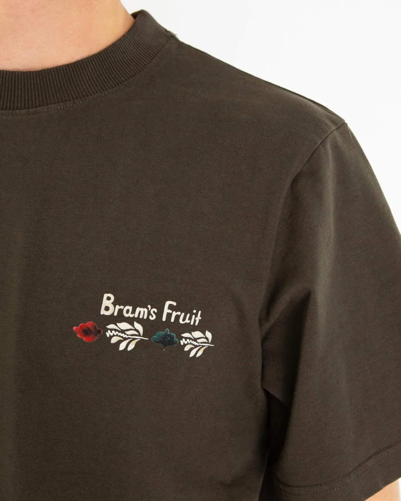Heren Flora T-Shirt Zwart