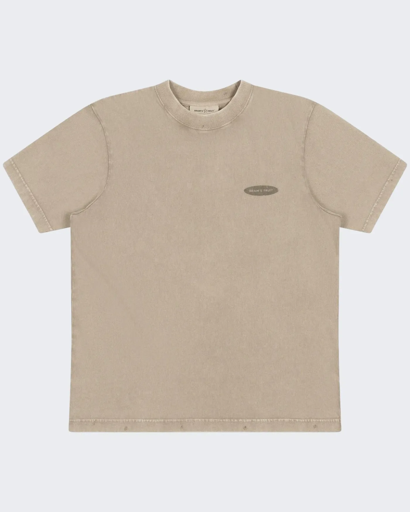 Heren Fuck Off T-shirt Beige