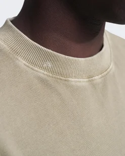 Heren Fuck Off T-shirt Beige