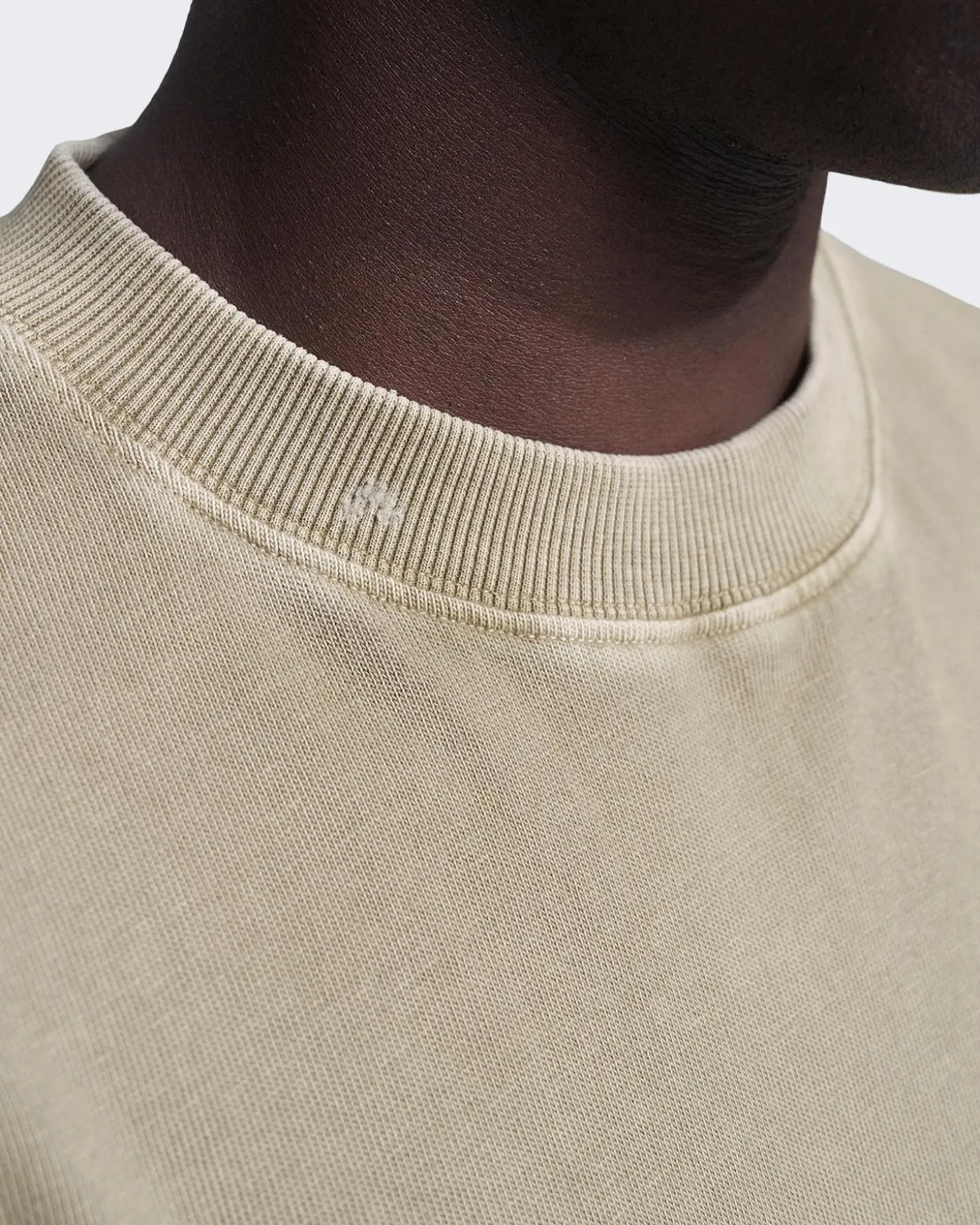 Heren Fuck Off T-shirt Beige
