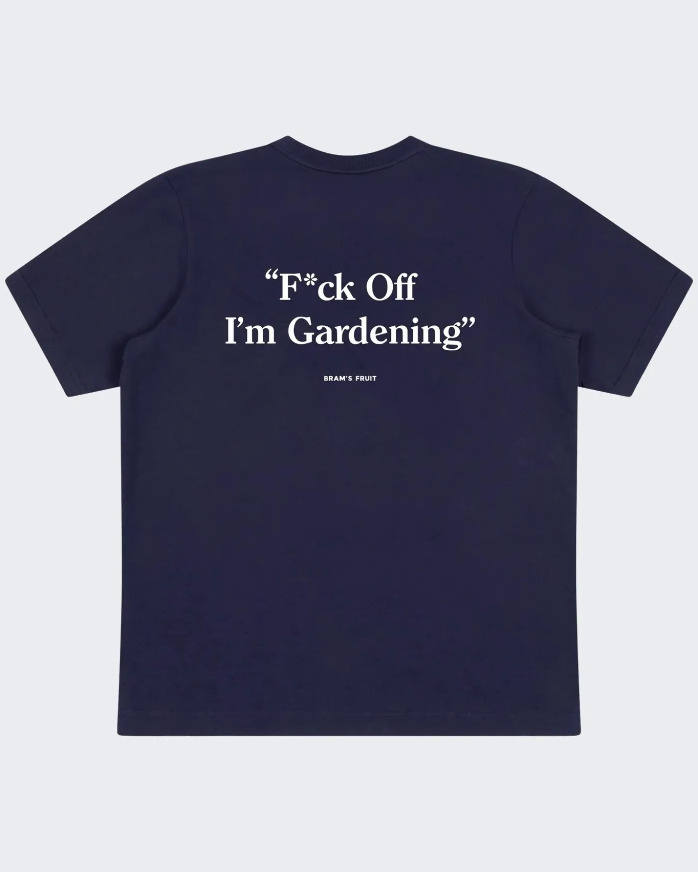 Heren Fuck Off T-shirt Blauw