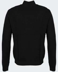 Heren Full Zip Cardigan Blauw