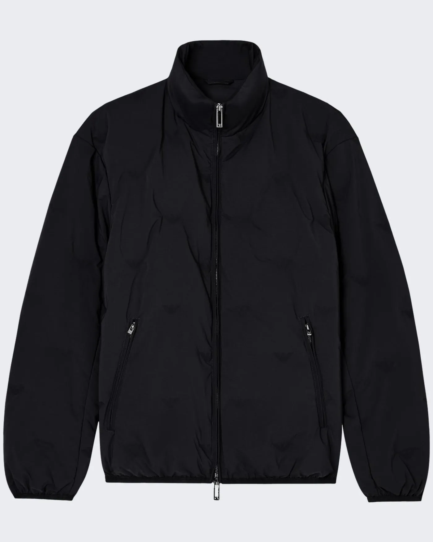 Heren Full Zip Down Jacket Zwart