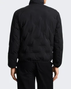 Heren Full Zip Down Jacket Zwart
