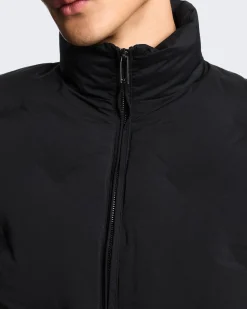 Heren Full Zip Down Jacket Zwart