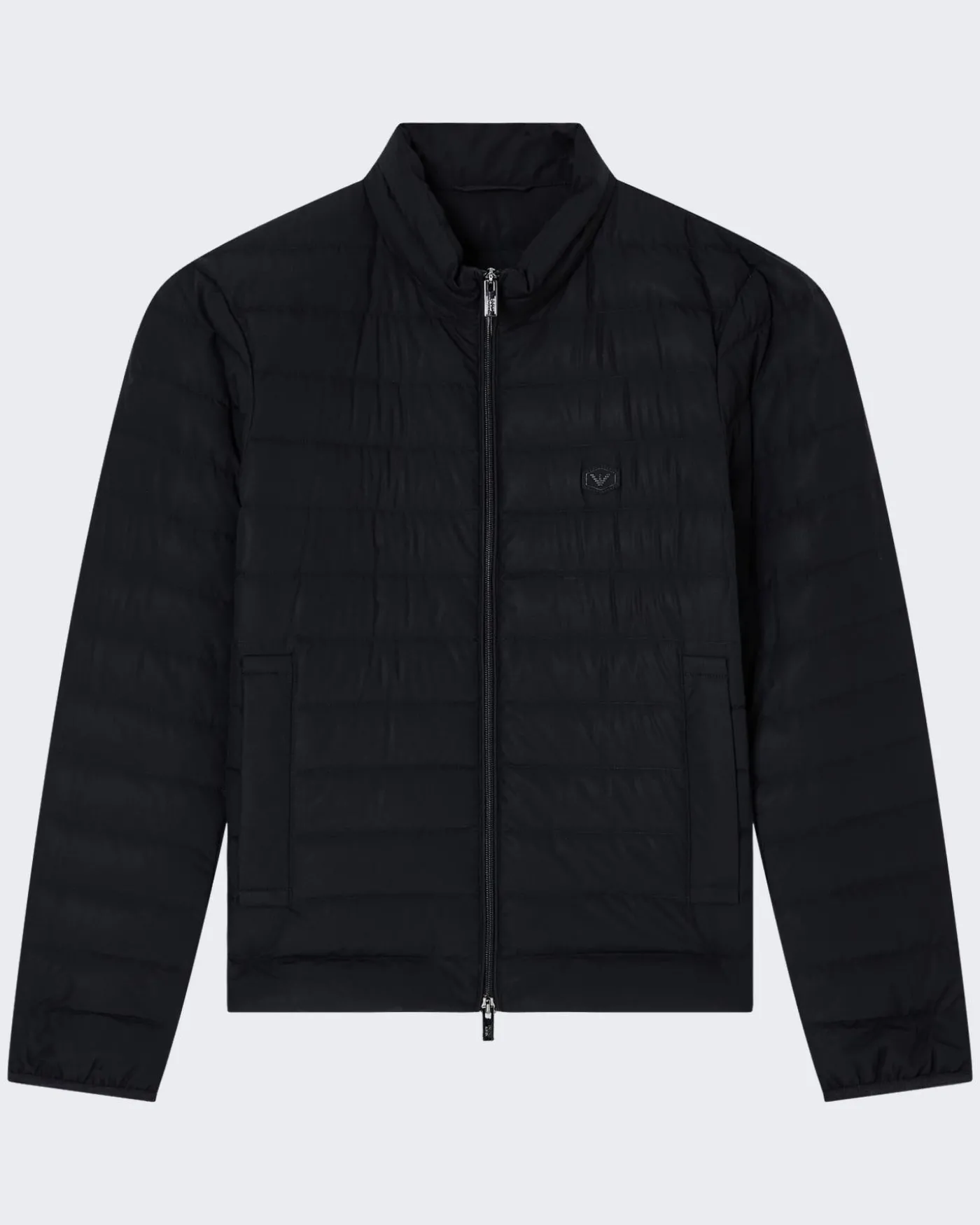 Heren Full Zip Down Jacket Zwart