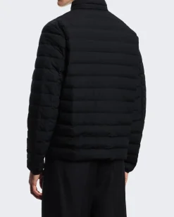 Heren Full Zip Down Jacket Zwart