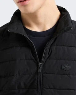 Heren Full Zip Down Jacket Zwart
