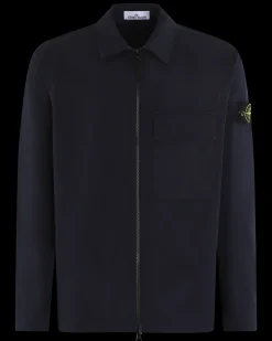 Heren Full Zip overshirt Blauw