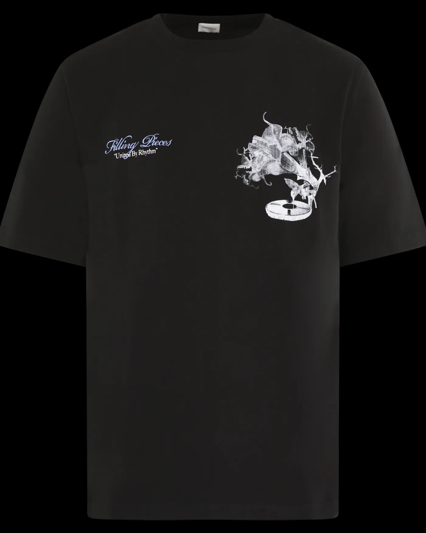 Heren Grammophone T-Shirt Zwart