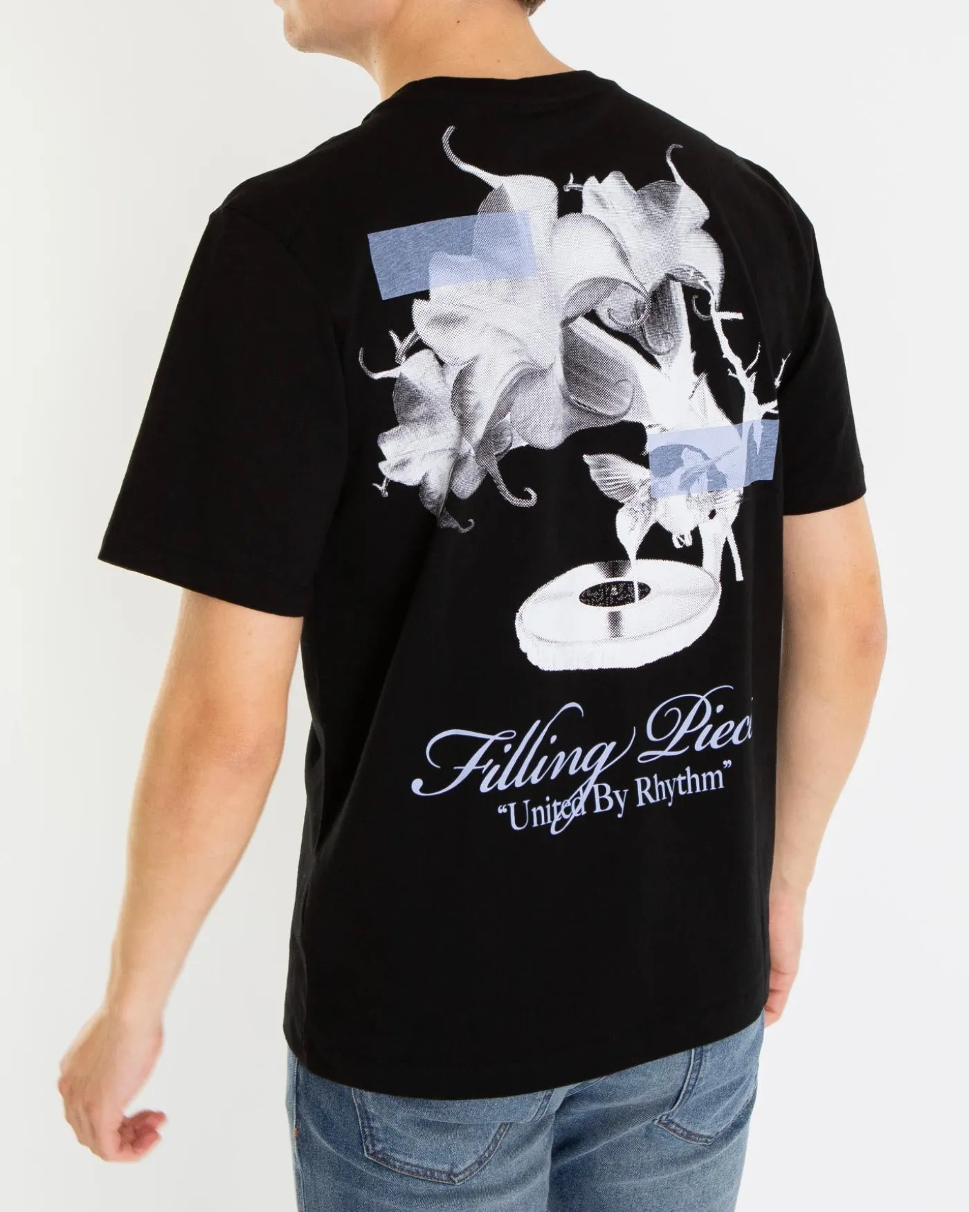 Heren Grammophone T-Shirt Zwart