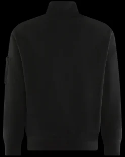 Heren Half Zip Collar Sweater Black